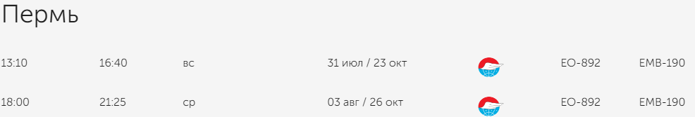 В конце июля авиакомпания Nordwind начинает полеты из Нижнего Новгорода в Пермь, Уфу и Мурманск